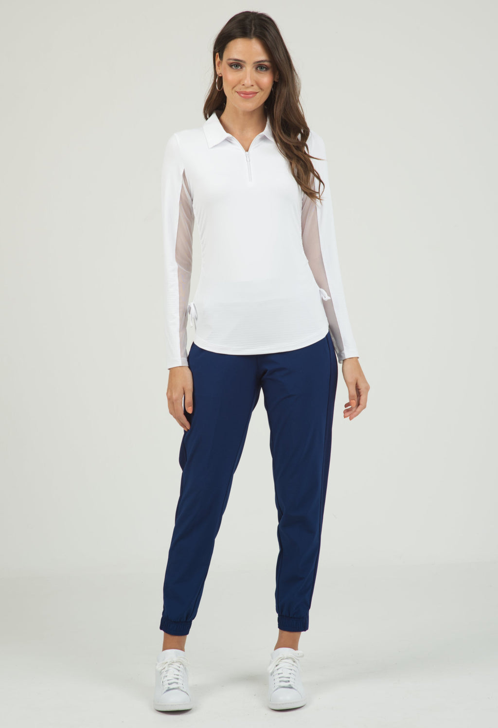 Adjustable Length Long Sleeve Polo - 48000