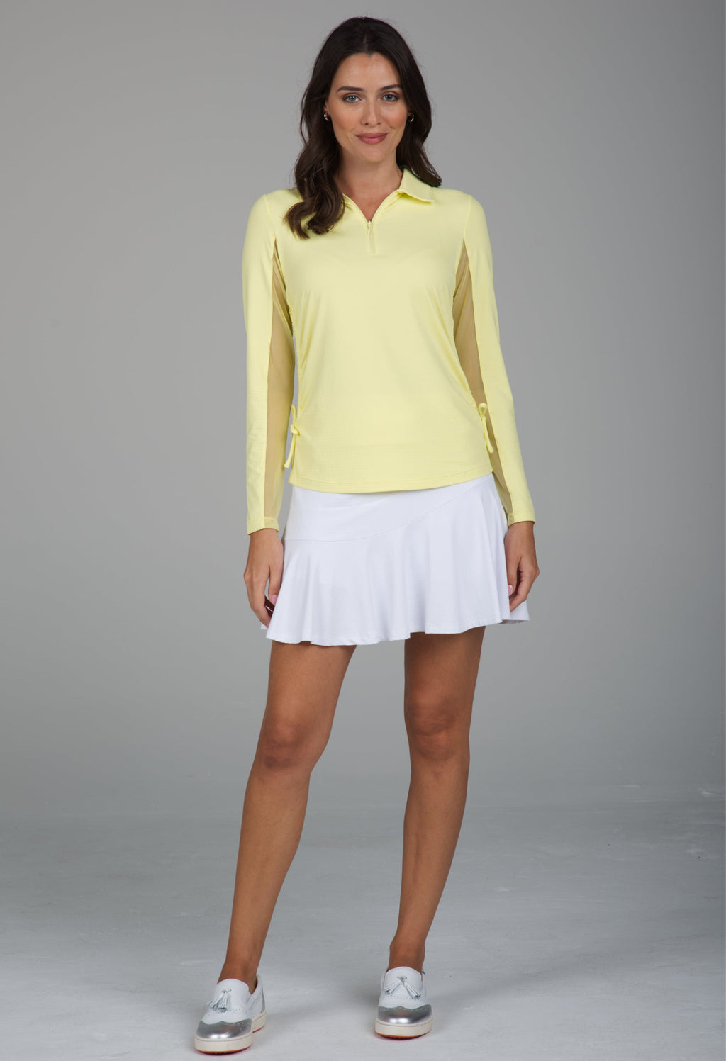 Adjustable Length Long Sleeve Polo - 48000