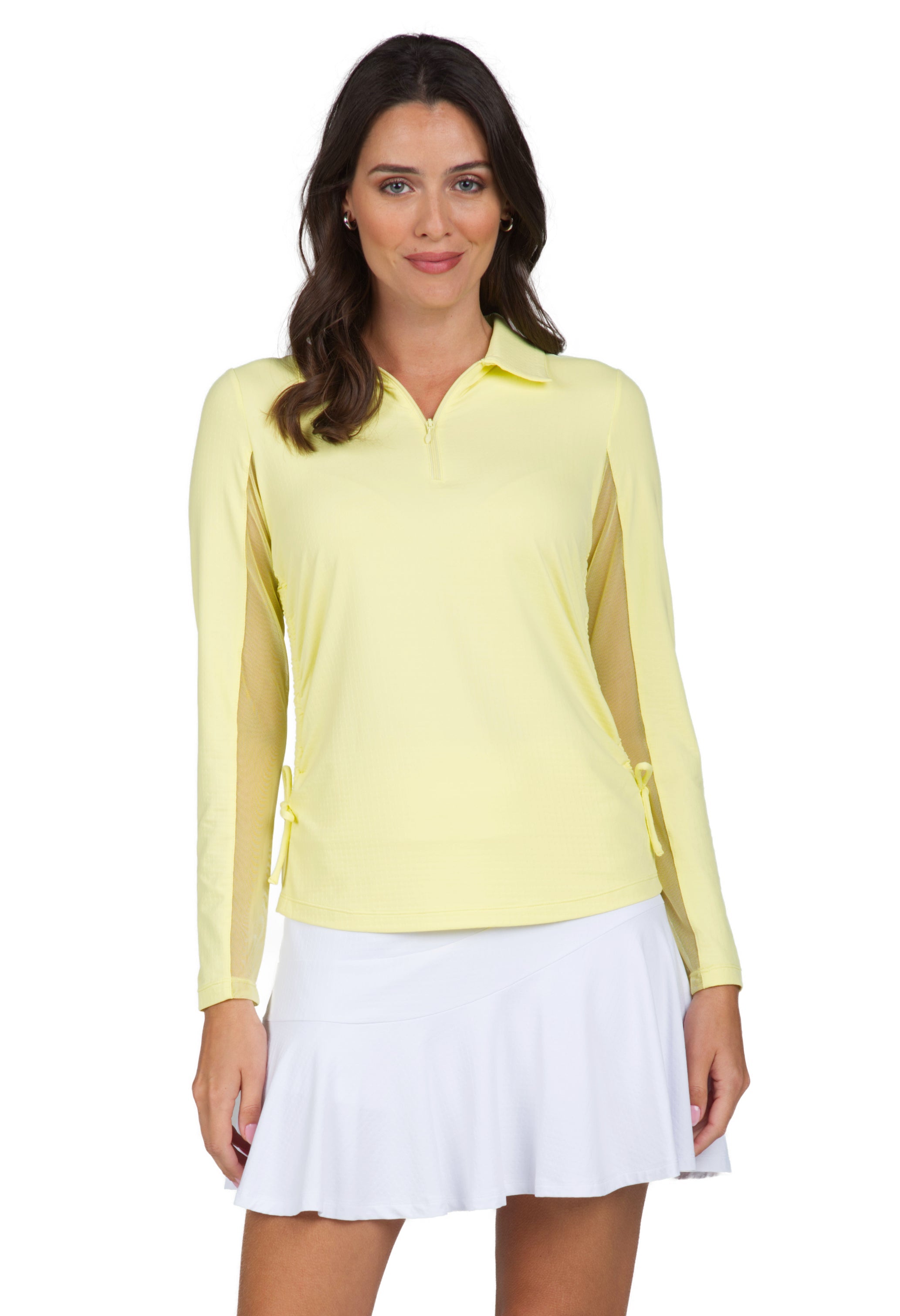 Adjustable Length Long Sleeve Polo - 48000