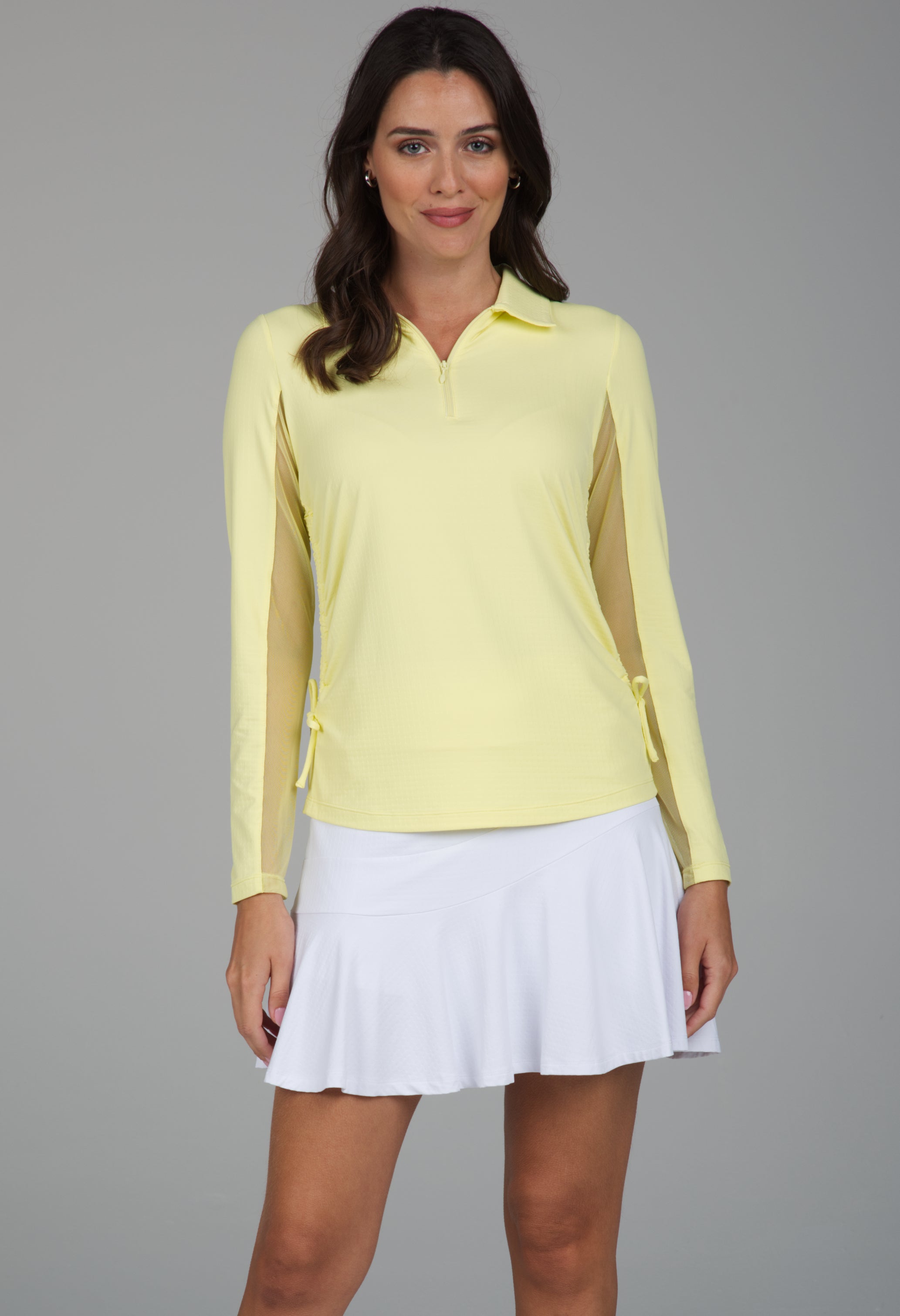 Adjustable Length Long Sleeve Polo - 48000