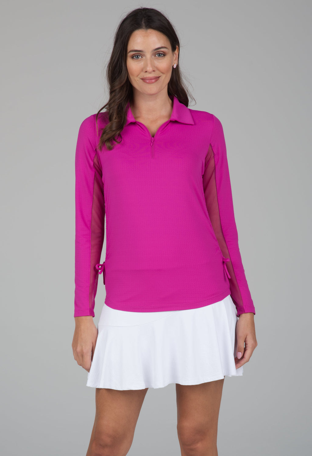 Adjustable Length Long Sleeve Polo - 48000