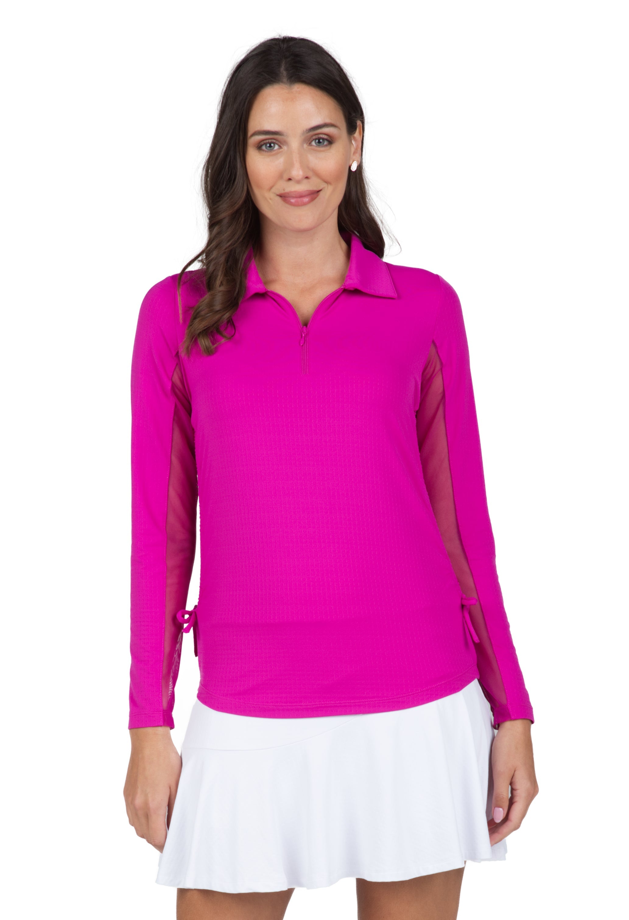 Adjustable Length Long Sleeve Polo - 48000