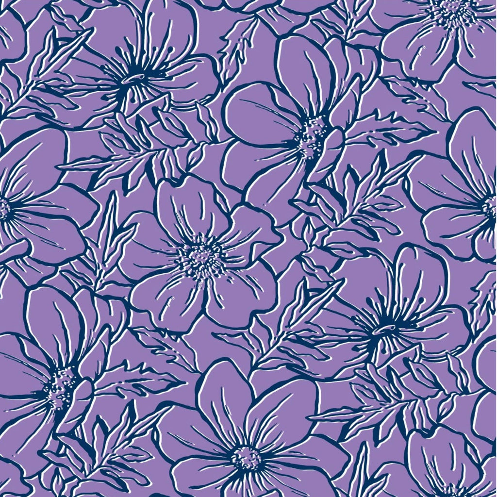 Diana Print Long Sleeve Mock Neck Top – 10930